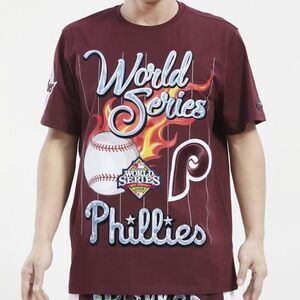 Pro Standard Philadelphia Phillies 2008 World Series Graphic Tee NWT Mens Large